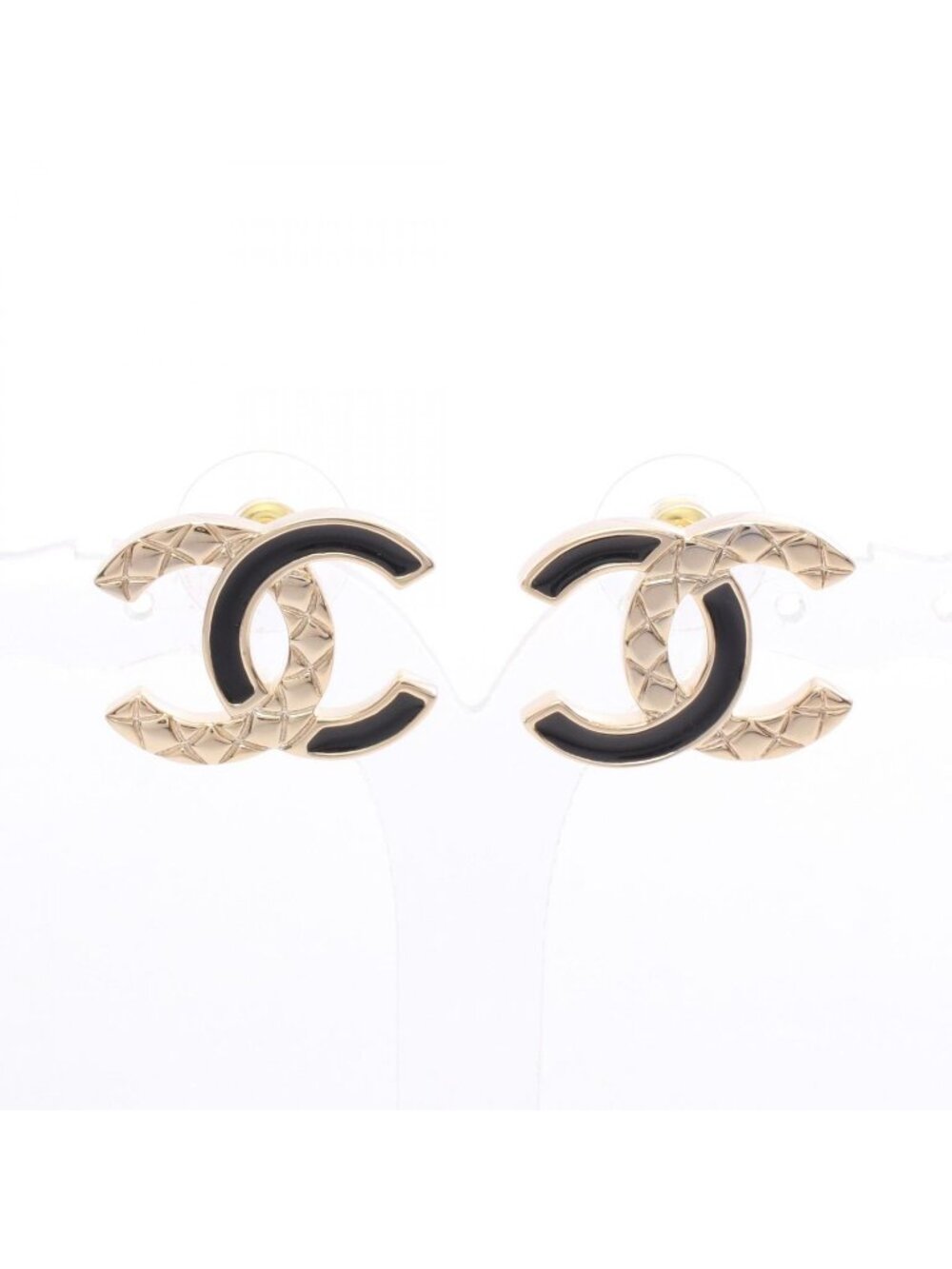 Chanel Earrings CC Logo Quilted